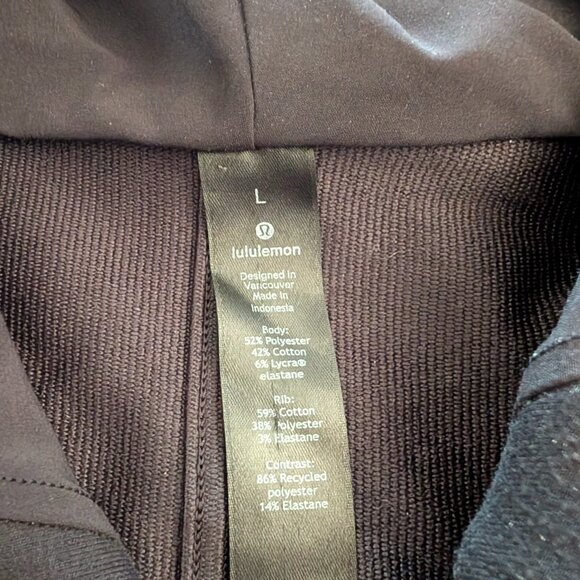 LULULEMON Men's Athletic Sweatshirt Hoodie Size Large - Picture 2 of 4